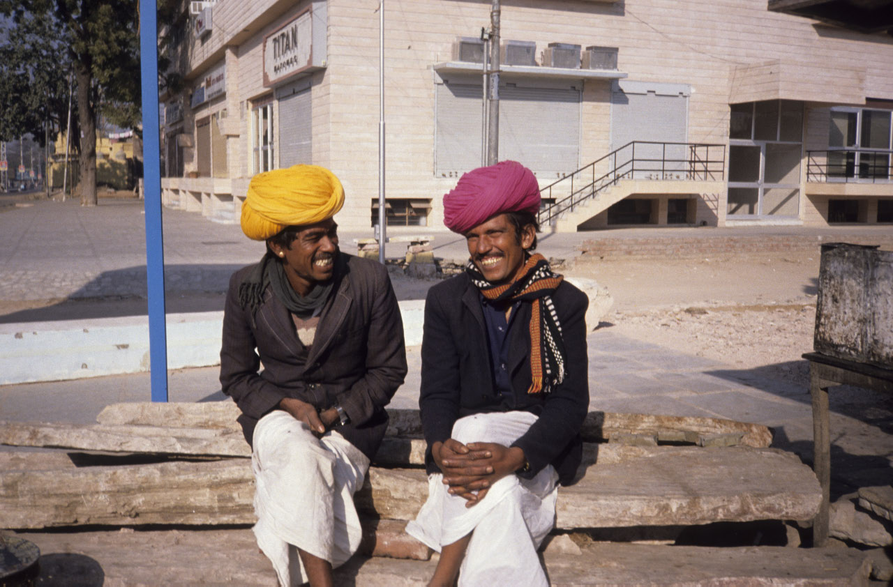 Hommes enturbannés du Rajastan